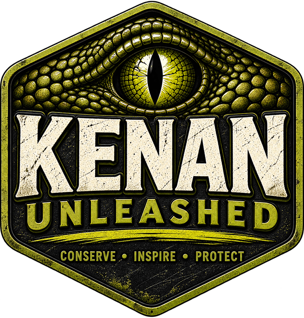 Kenan Unleashed crest — Conserve, Inspire, Protect